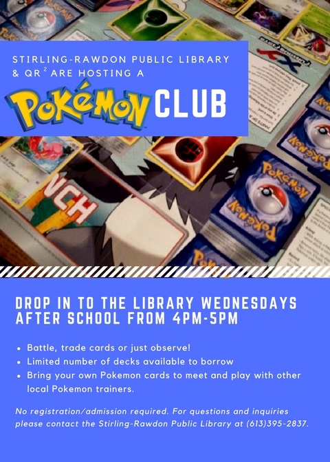 Pokémon Club Activities at the Library – To Play Is Human